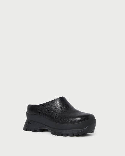 Loeffler Randall Special Offer | Gemma Black Leather Lug Mule
