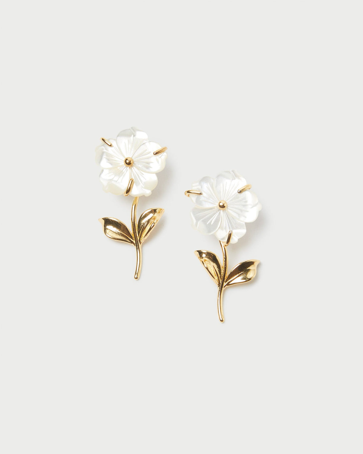 Loeffler Randall Customer Favorite | Mai Gold/Pearl Flower Earrings