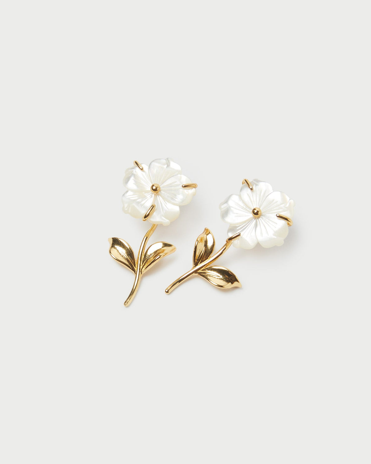 Loeffler Randall Customer Favorite | Mai Gold/Pearl Flower Earrings