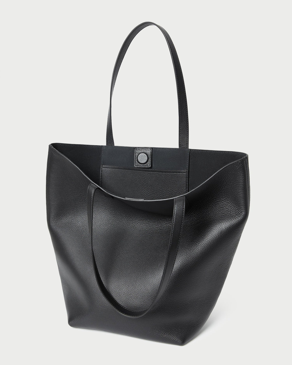 Loeffler Randall Premium | Walker Black Pebbled Leather Tote