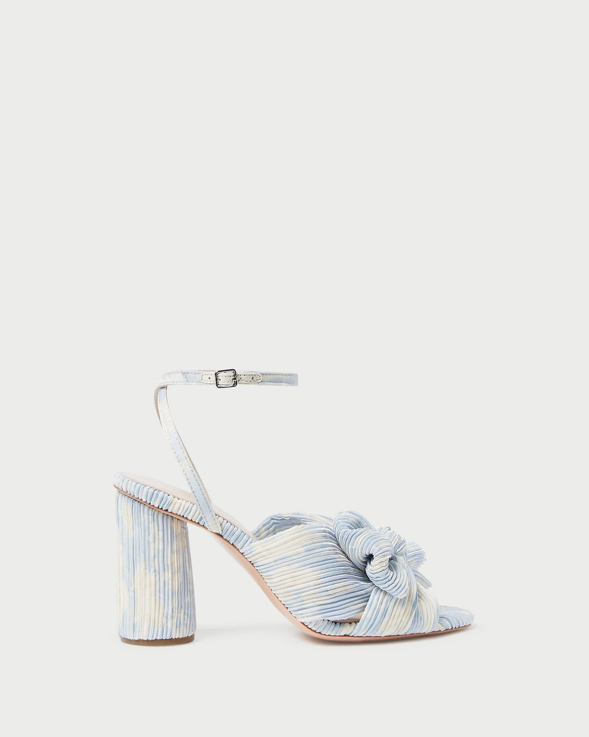 Loeffler Randall Discount | Camellia Blue Floral Bow Heel