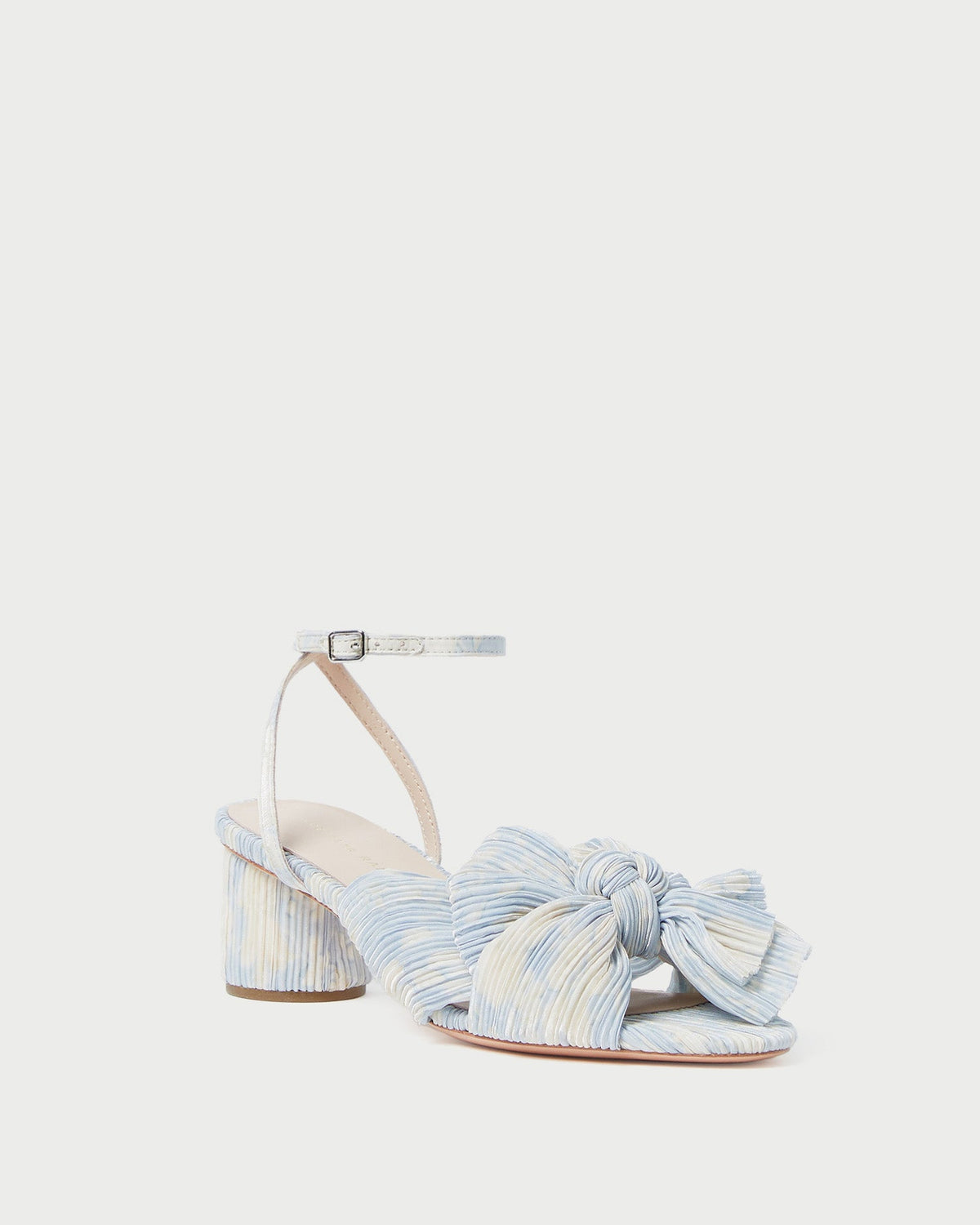 Loeffler Randall Top Pick | Dahlia Blue Floral Bow Heel