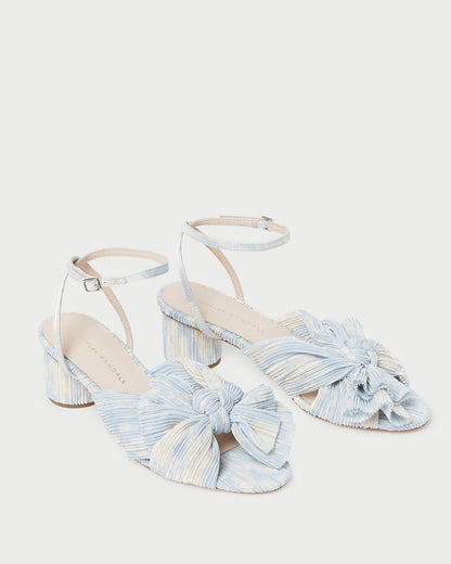 Loeffler Randall Top Pick | Dahlia Blue Floral Bow Heel