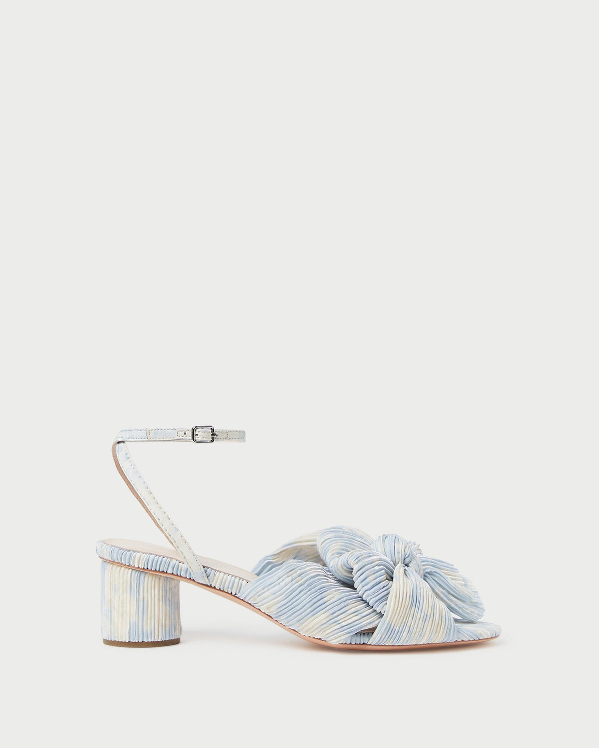 Loeffler Randall Top Pick | Dahlia Blue Floral Bow Heel