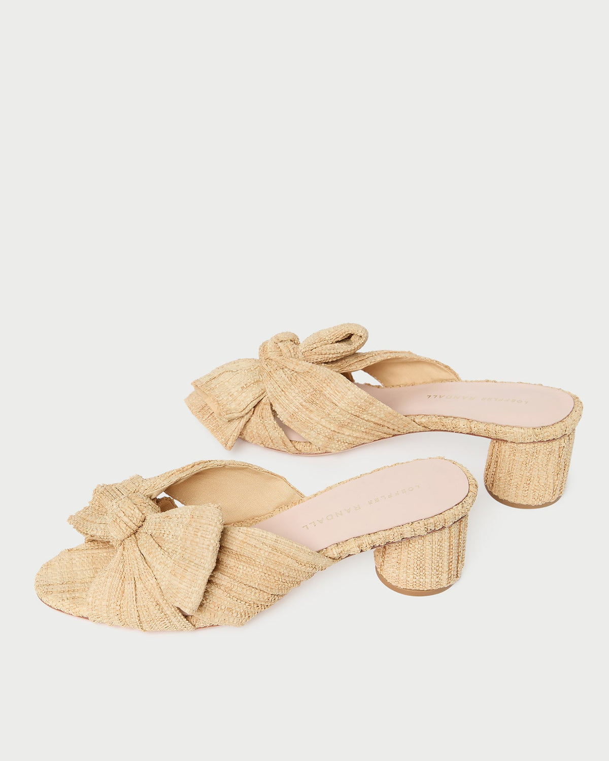 Loeffler Randall Recommended | Emilia Natural Pleated Bow Heel