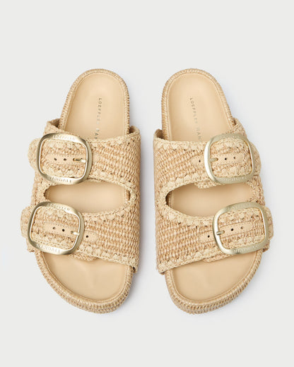 Loeffler Randall Special Offer | Theo Natural Two-Band Sandal