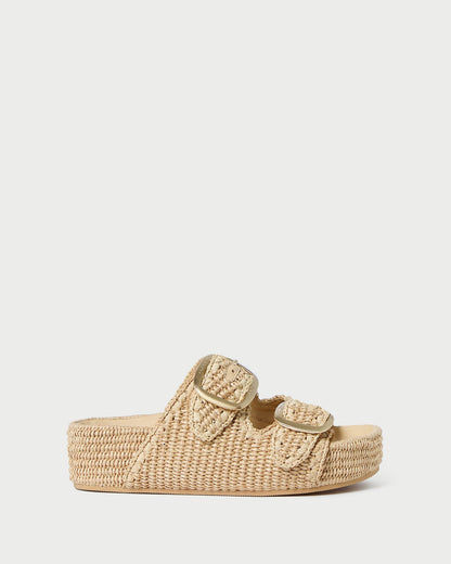 Loeffler Randall Special Offer | Theo Natural Two-Band Sandal