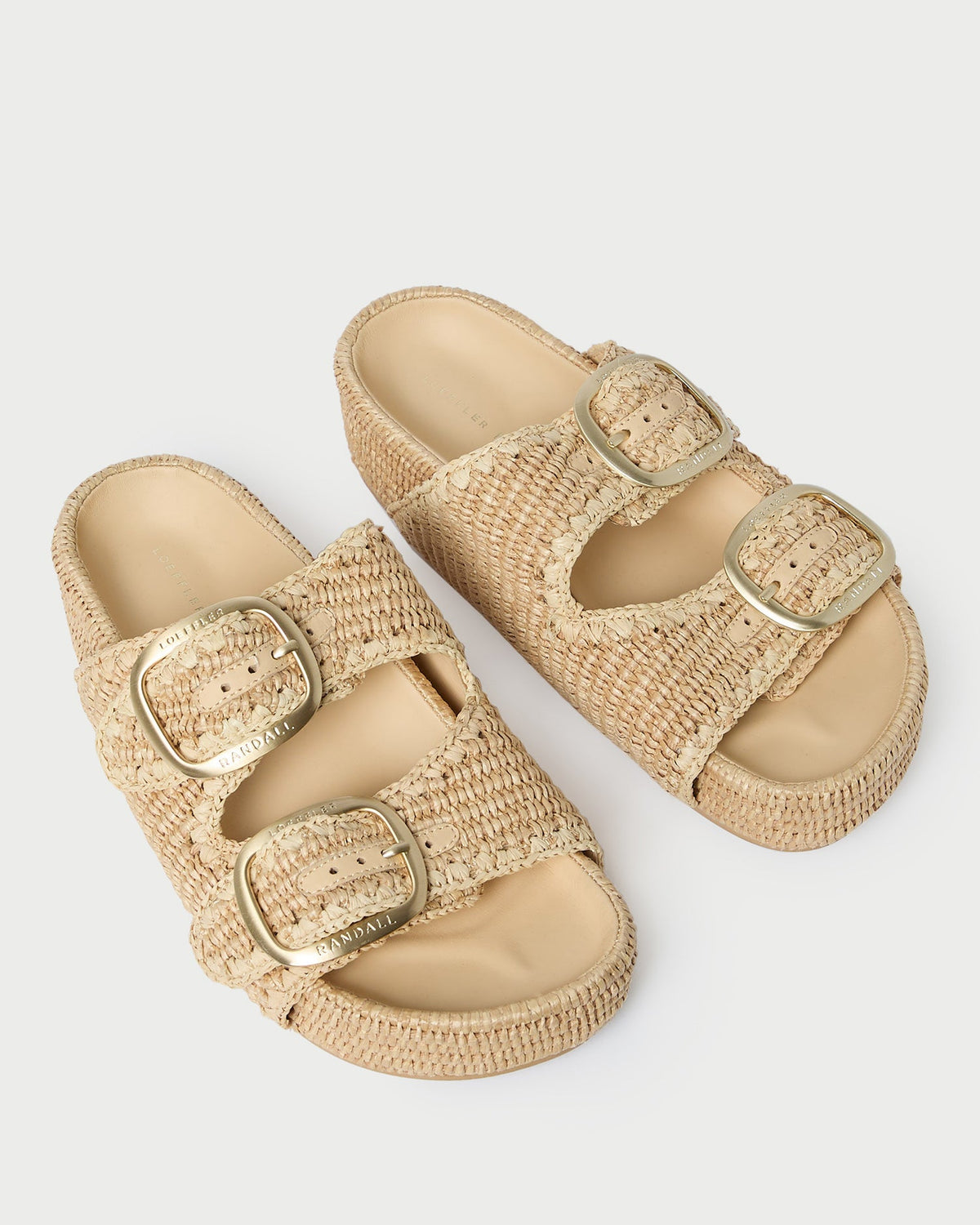Loeffler Randall Special Offer | Theo Natural Two-Band Sandal