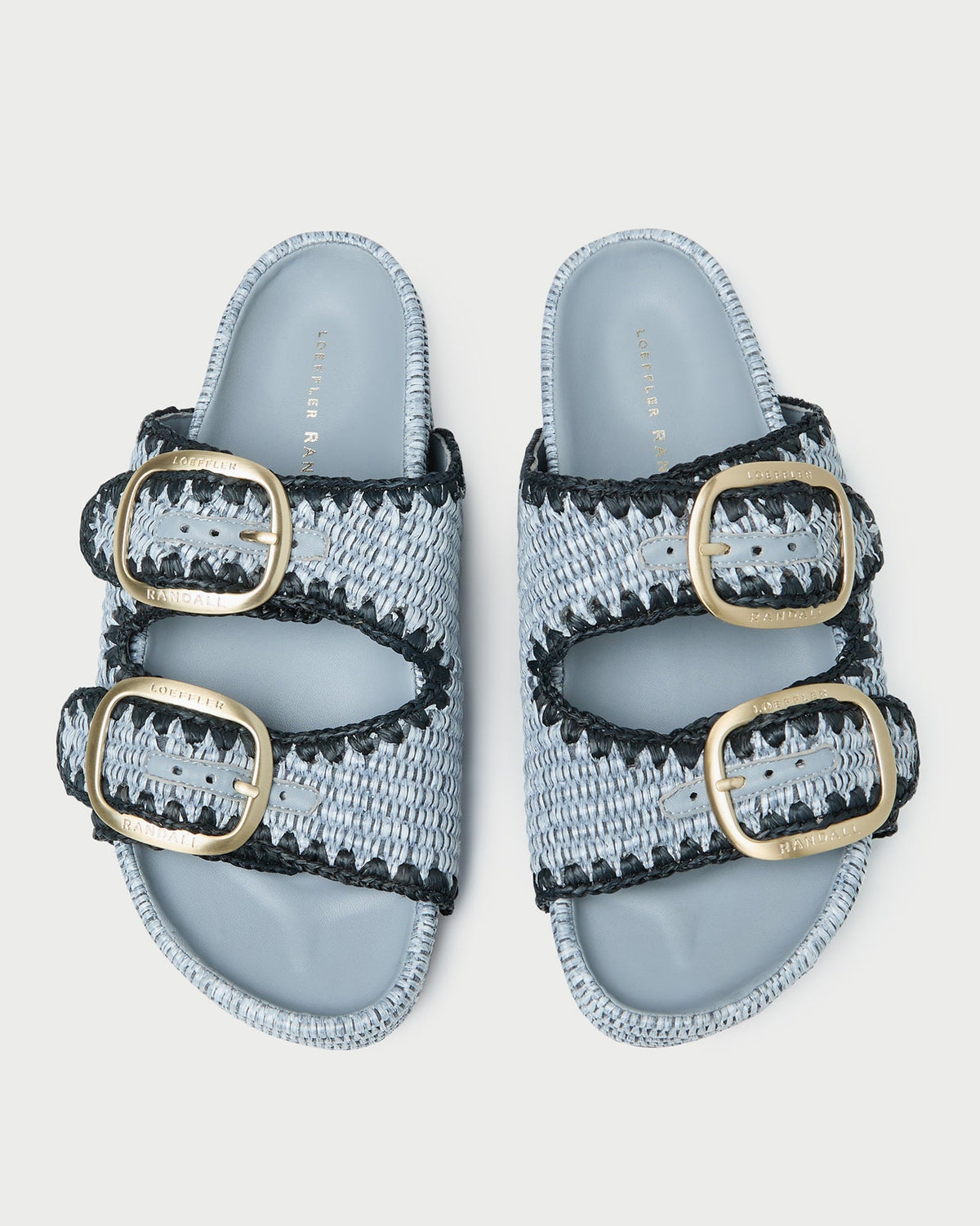 Loeffler Randall Deals | Theo Blue Two-Band Sandal
