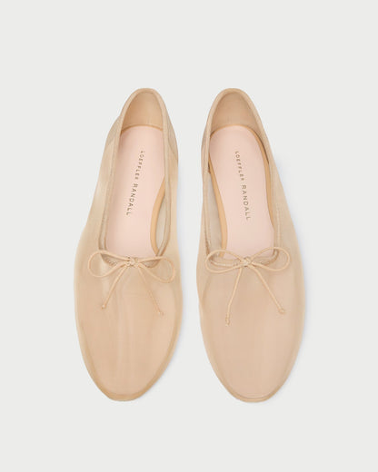 Loeffler Randall Best Seller | Landon Caramel Mesh Ballet Flat