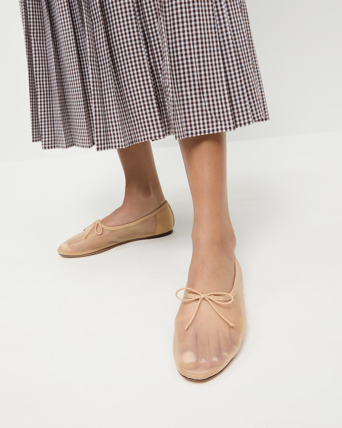 Loeffler Randall Best Seller | Landon Caramel Mesh Ballet Flat