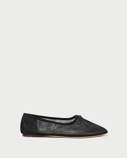 Loeffler Randall Classic | Landon Black Mesh Ballet Flat