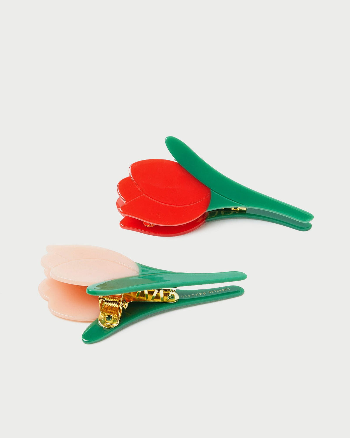 Loeffler Randall Trending | Juniper Red/Pink Tulip Clip Set