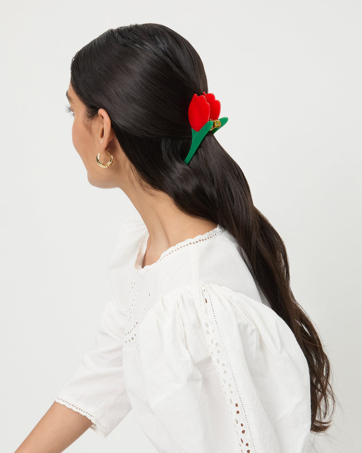 Loeffler Randall Trending | Juniper Red/Pink Tulip Clip Set