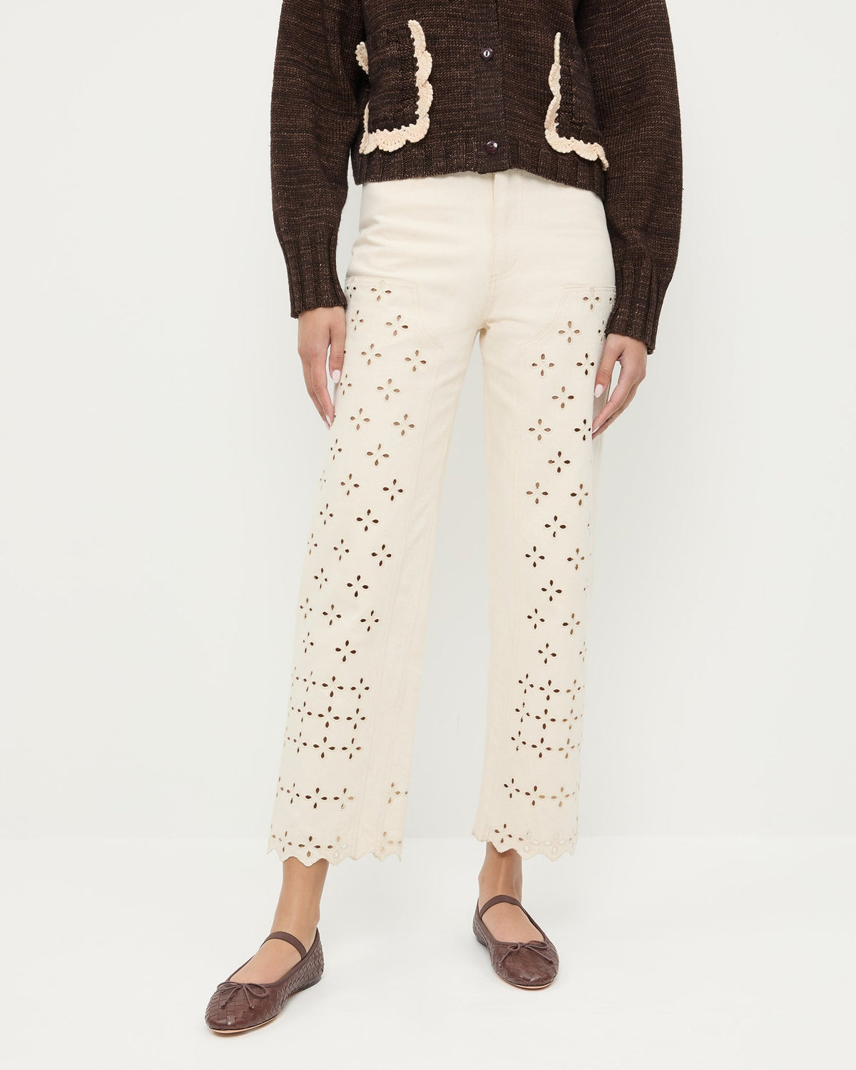 Loeffler Randall Customer Favorite | Demi Embroidered Pant