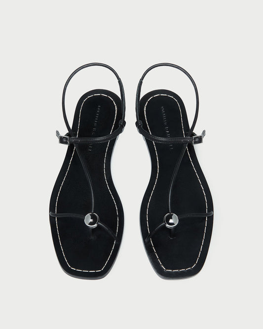Loeffler Randall Best Seller | Lara Black Leather Sandal