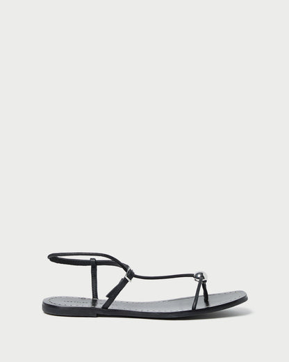 Loeffler Randall Best Seller | Lara Black Leather Sandal