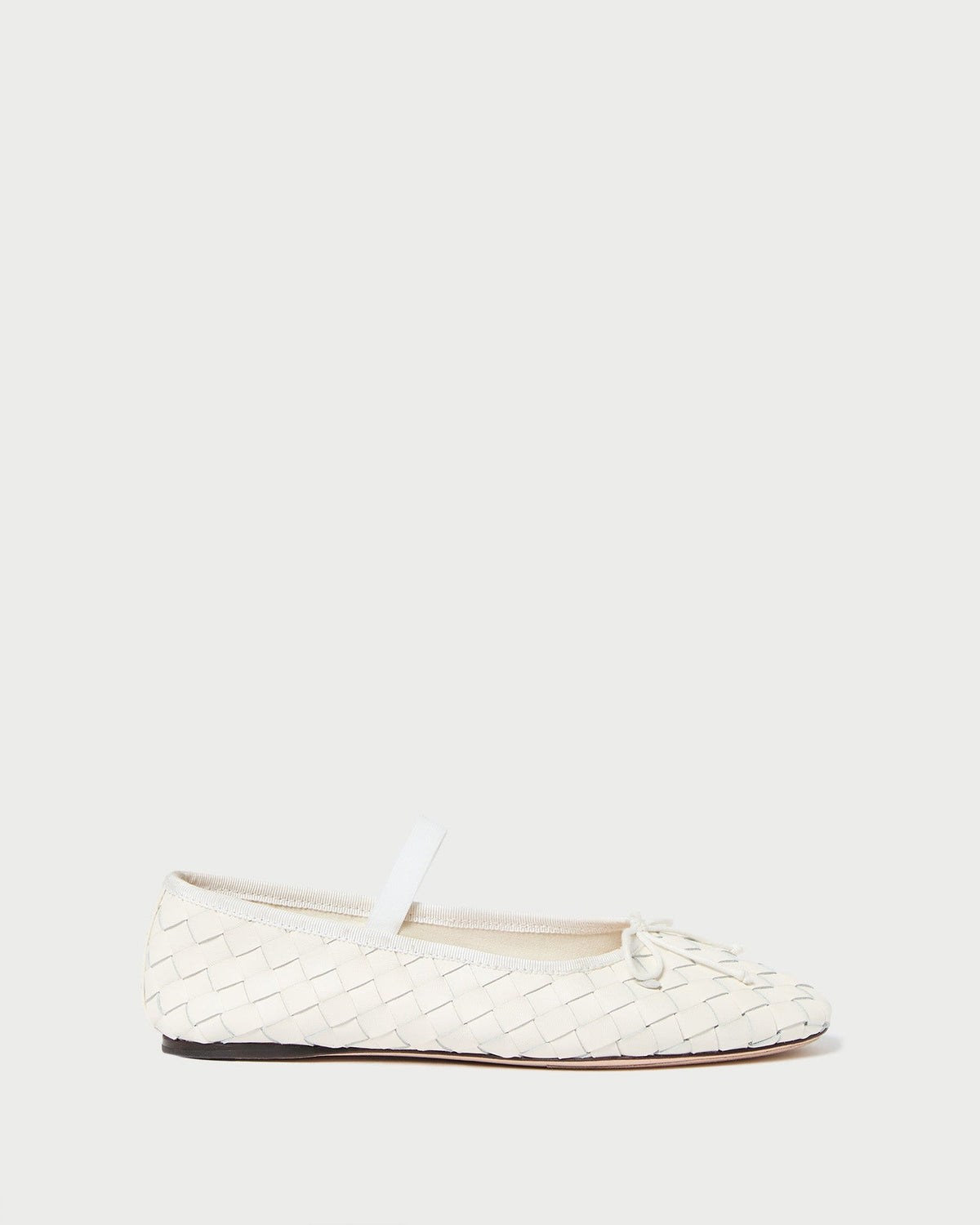Loeffler Randall Trusted | Leonie Cream Woven Ballet Flat