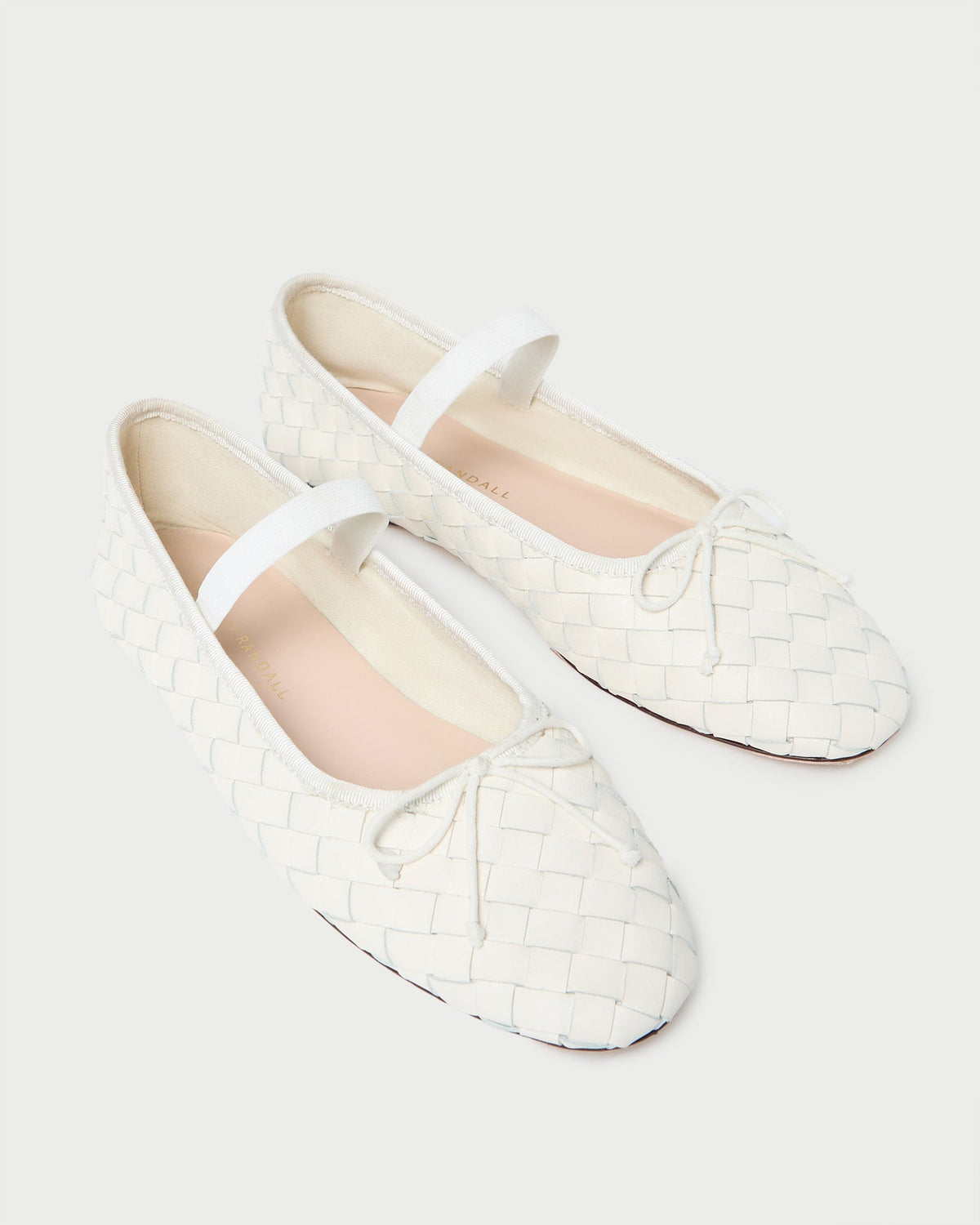 Loeffler Randall Trusted | Leonie Cream Woven Ballet Flat