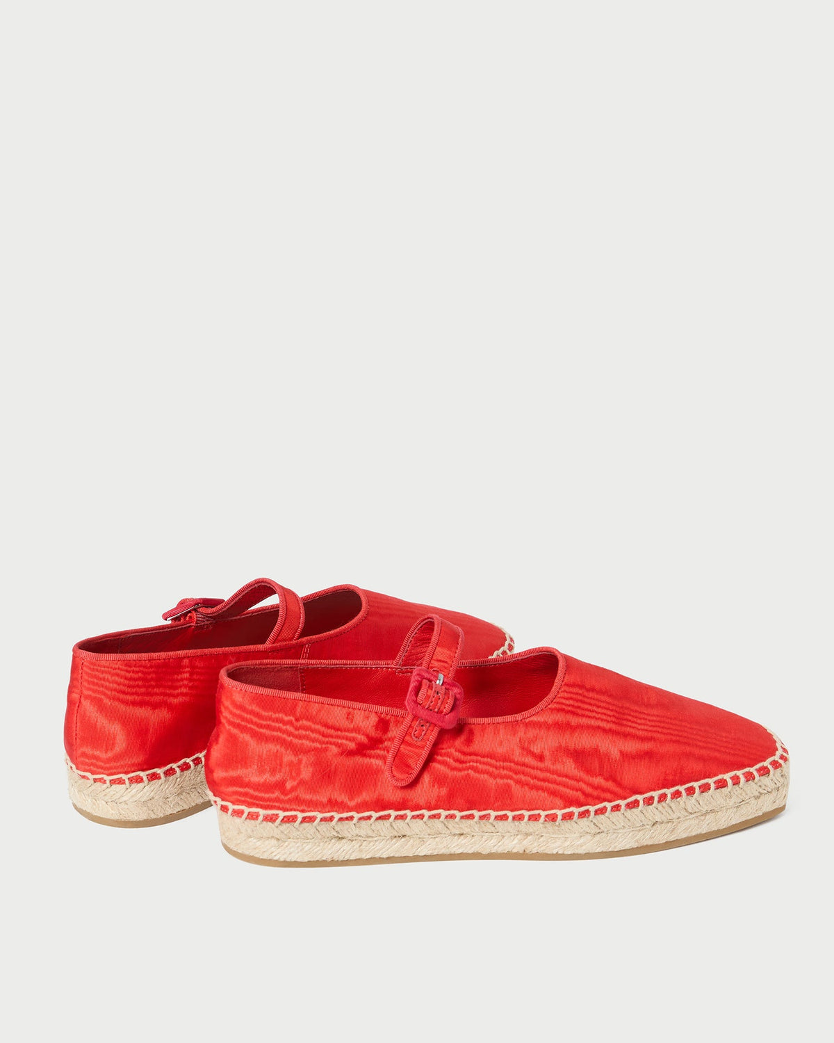 Loeffler Randall Top Pick | Clover Red Moiré Espadrille