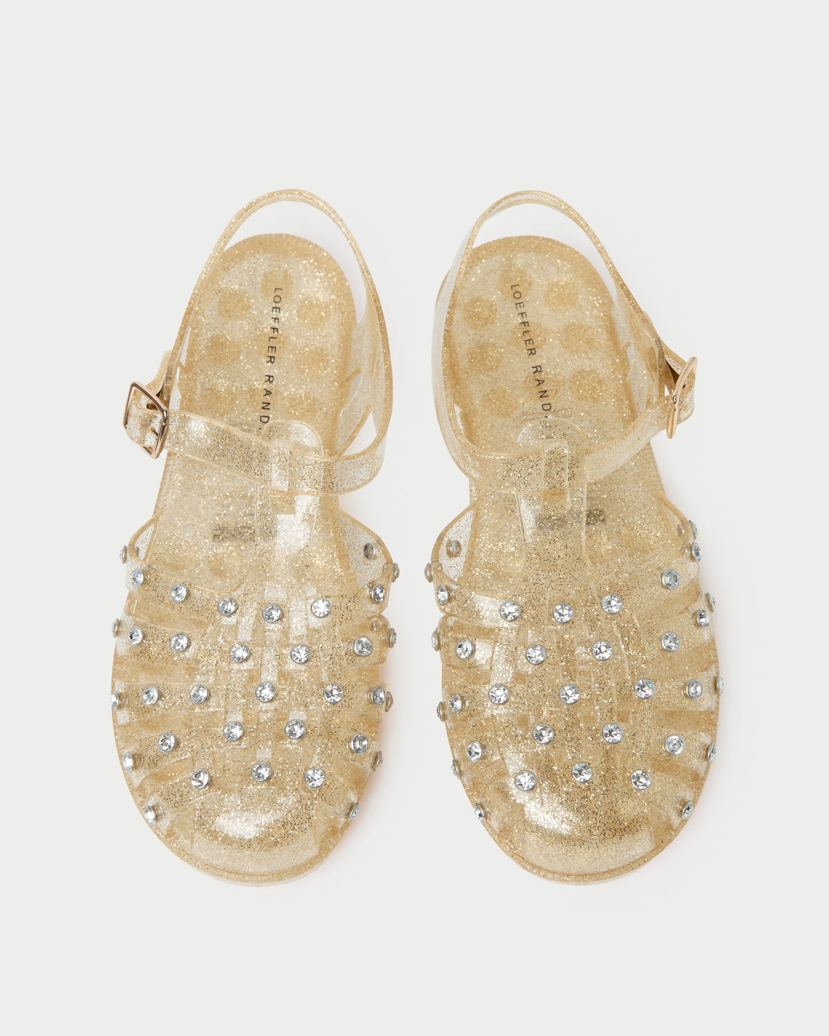 Loeffler Randall Signature | Rhys Champagne Glitter Jelly Sandal
