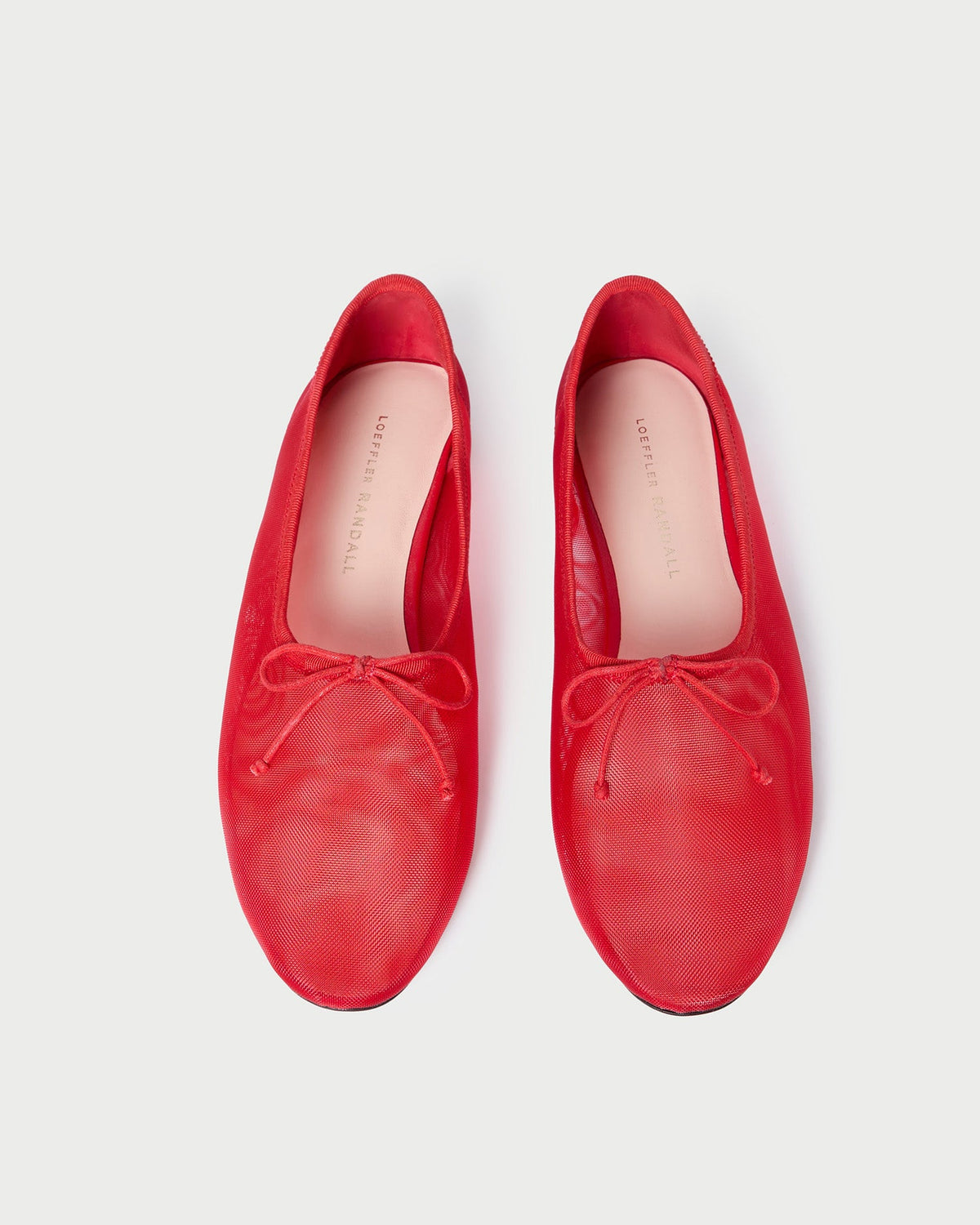 Loeffler Randall Recommended | Landon Red Mesh Ballet Flat