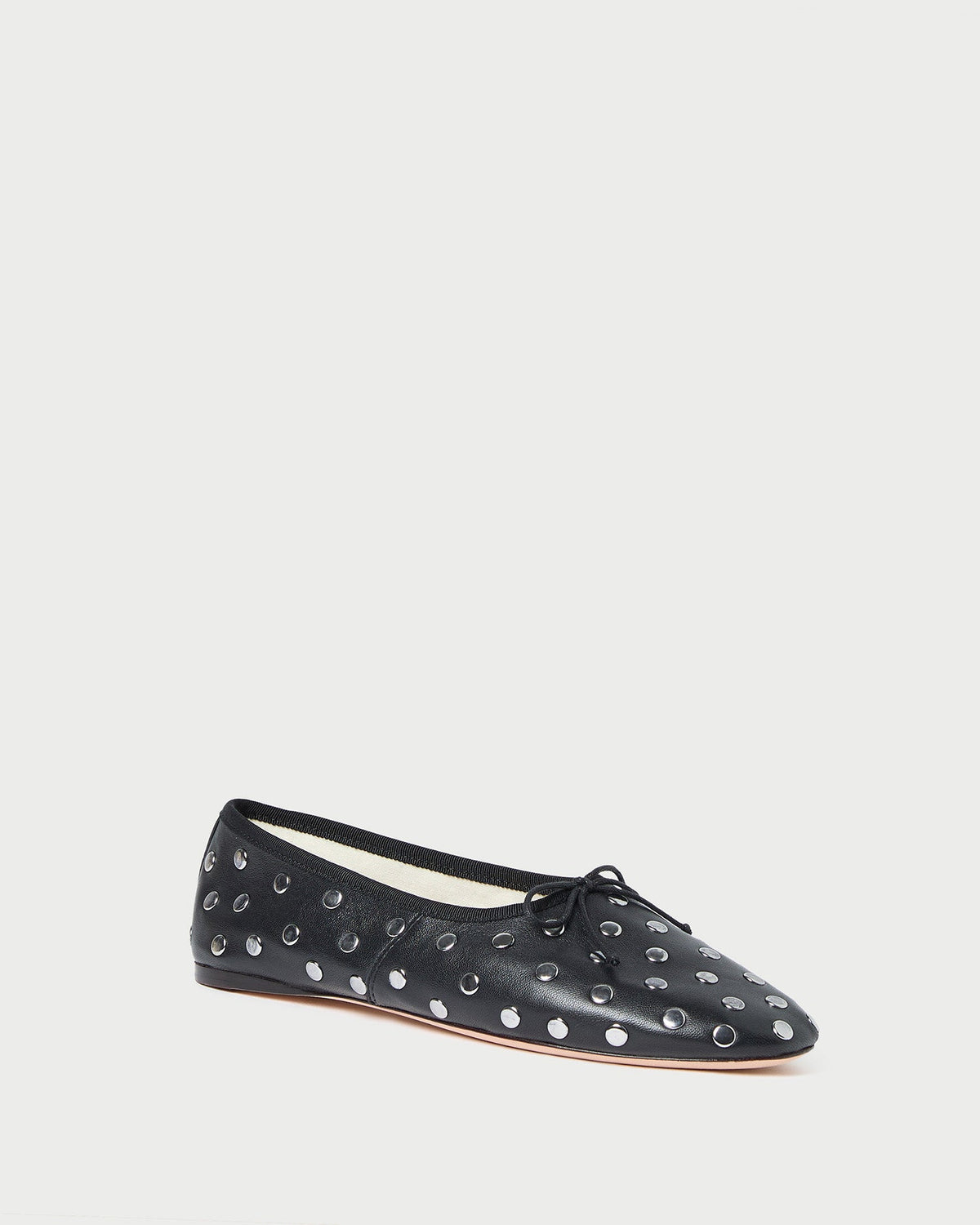 Loeffler Randall Smart Buy | Landon Black/Silver Ballet Flat