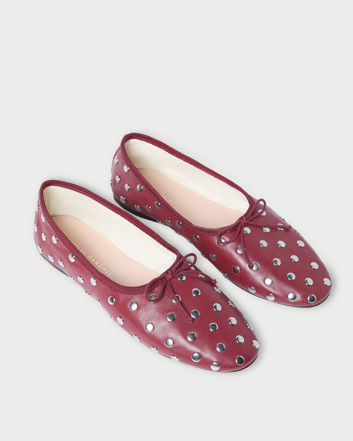 Loeffler Randall Quality | Landon Wine/Silver Ballet Flat