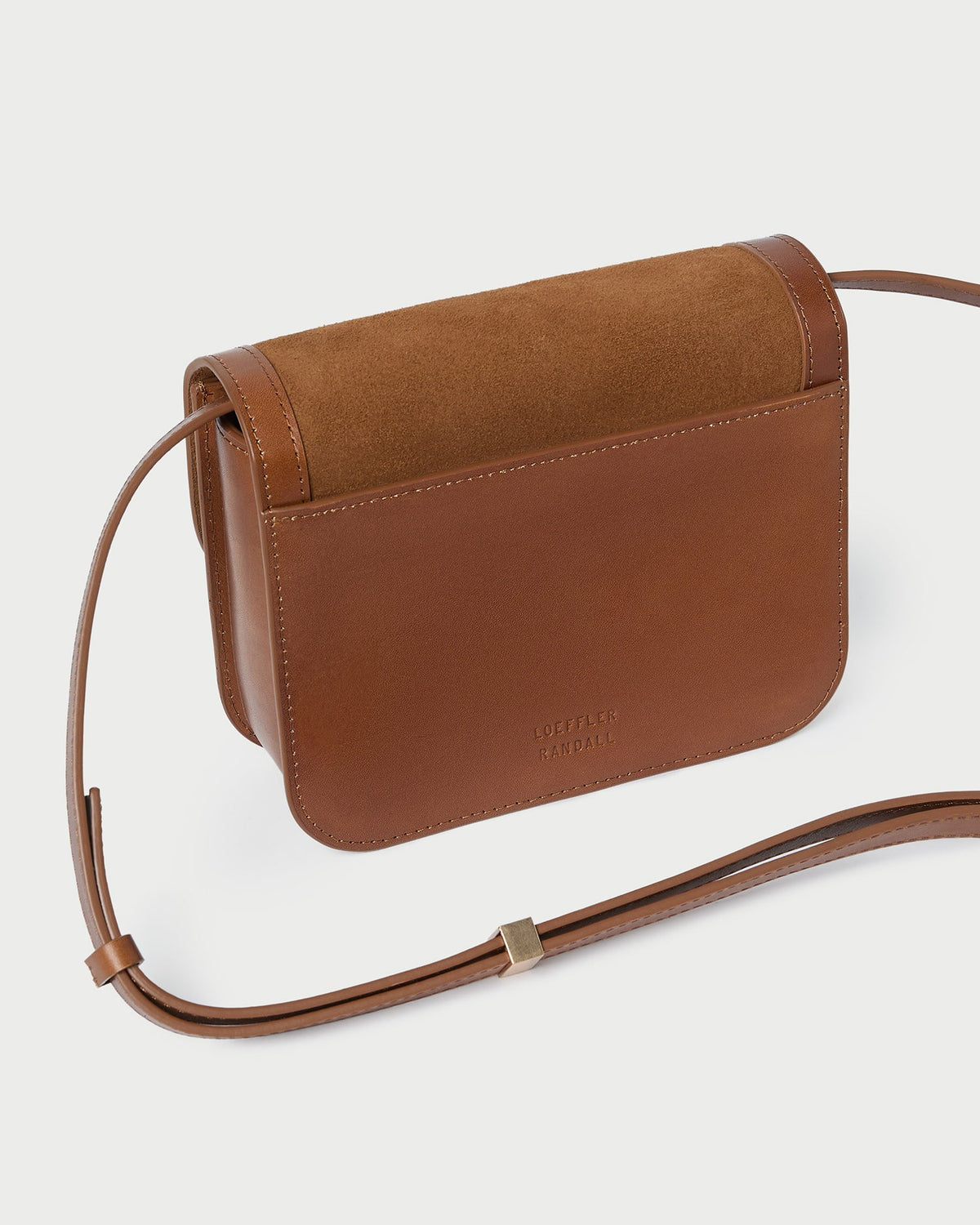 Loeffler Randall Quality | Desi Cacao Suede/Leather Crossbody