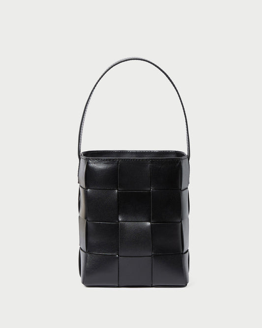 Loeffler Randall Discount | Laith Black Leather Bucket Bag