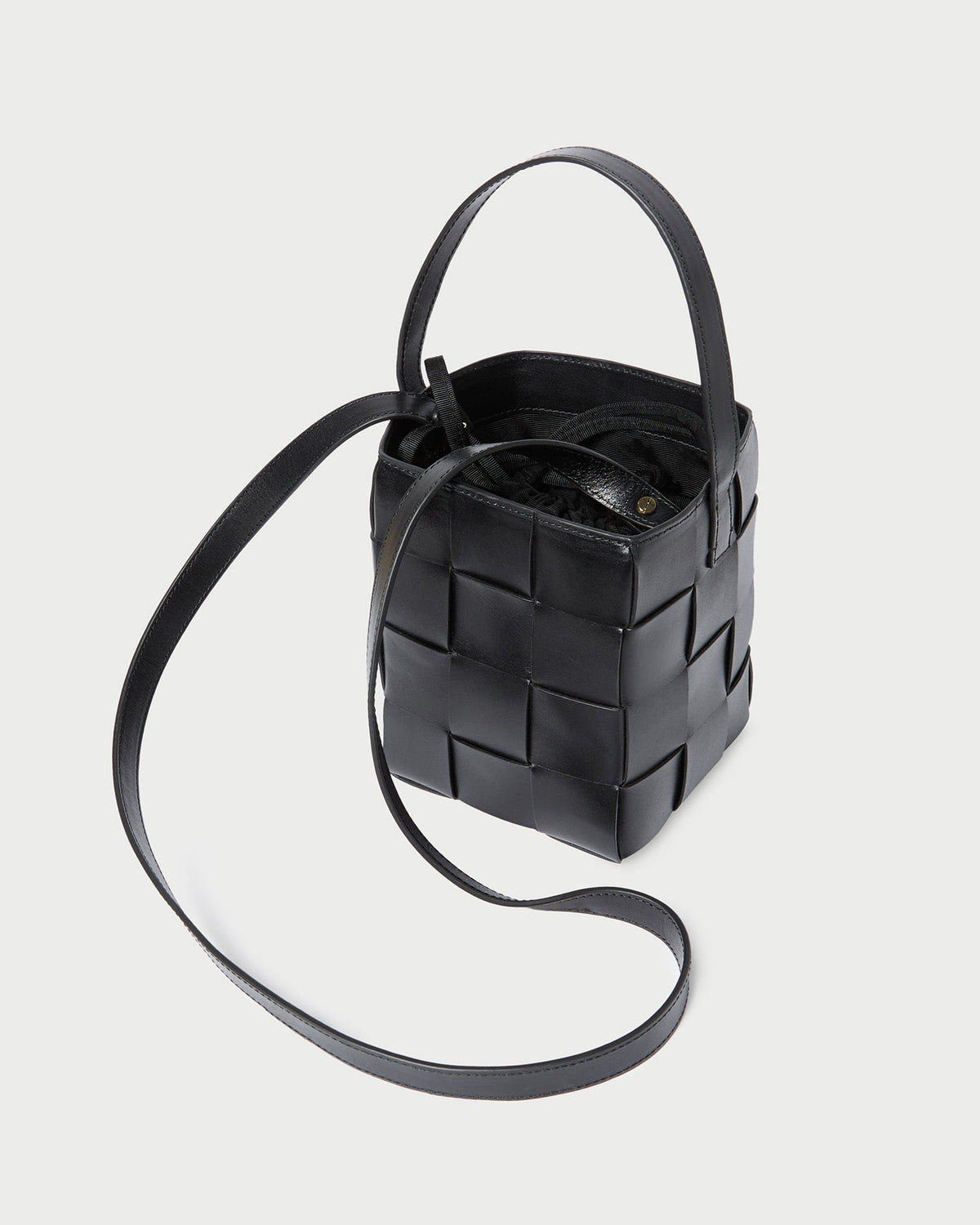 Loeffler Randall Discount | Laith Black Leather Bucket Bag