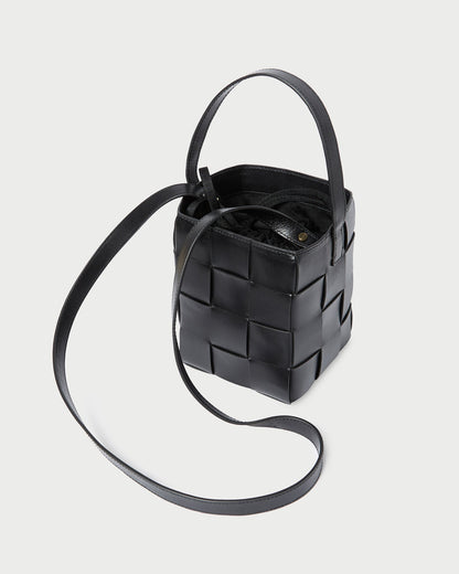Loeffler Randall Discount | Laith Black Leather Bucket Bag