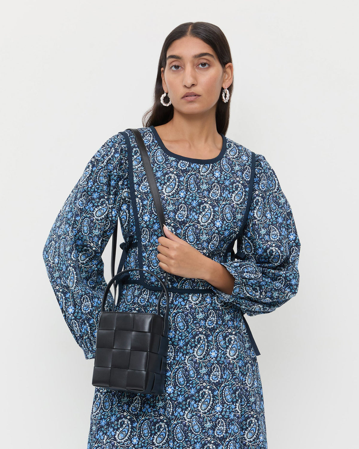 Loeffler Randall Discount | Laith Black Leather Bucket Bag