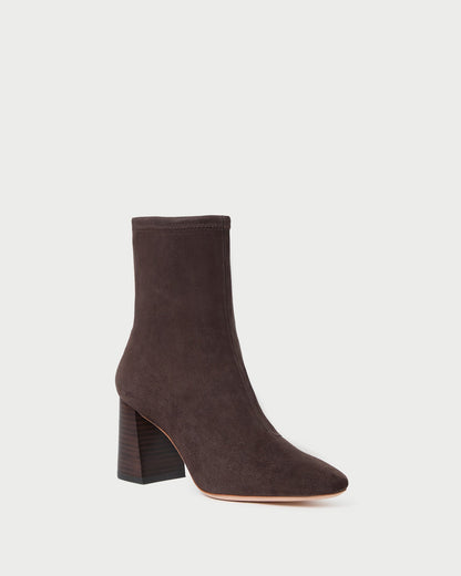 Loeffler Randall Deals | Elise Brown Suede Stretch Bootie