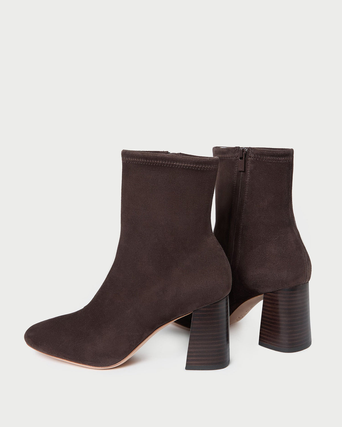 Loeffler Randall Deals | Elise Brown Suede Stretch Bootie