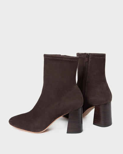 Loeffler Randall Deals | Elise Brown Suede Stretch Bootie