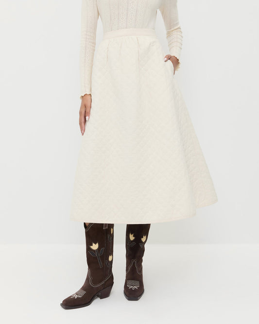 Loeffler Randall Top Pick | Clara Quilted Skirt