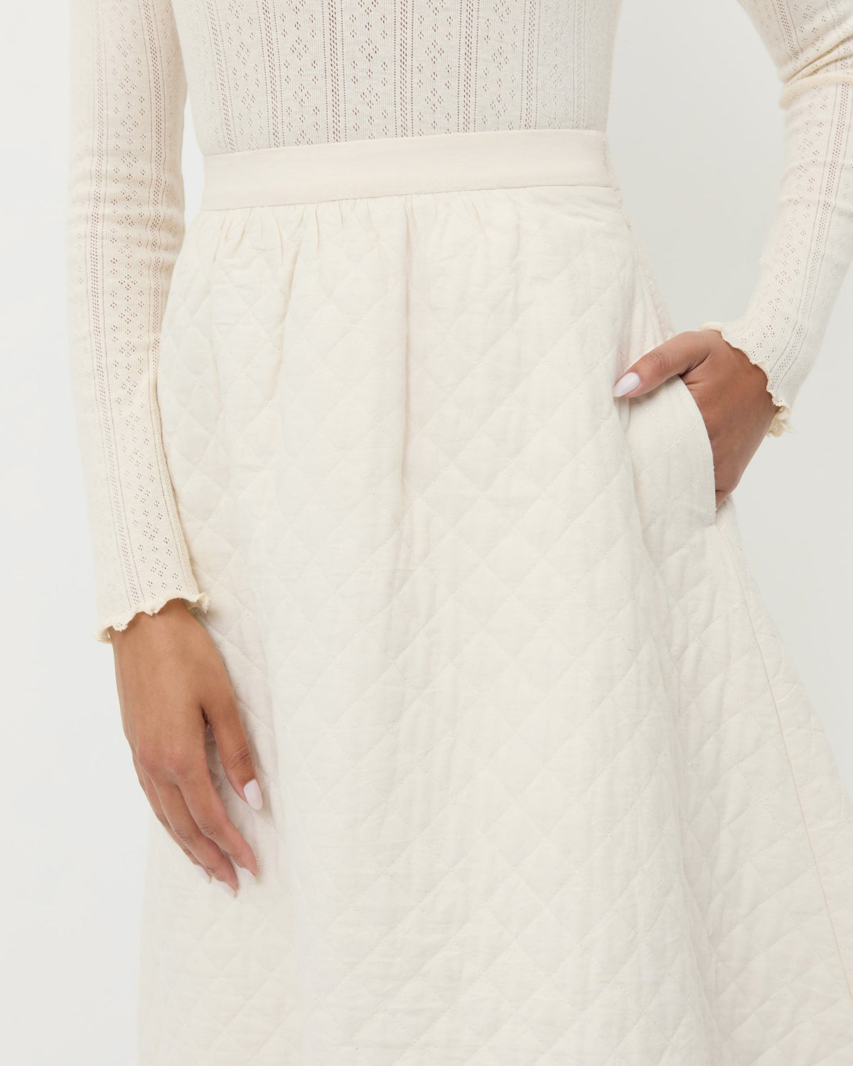 Loeffler Randall Top Pick | Clara Quilted Skirt