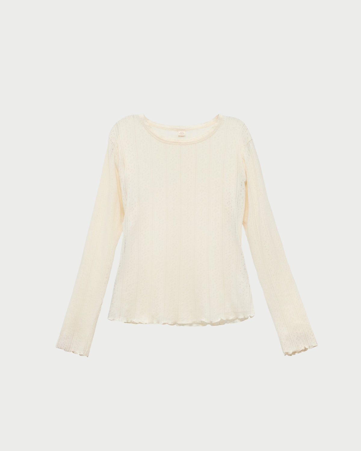 Loeffler Randall Premium | Lolo Pointelle Long-Sleeve Tee