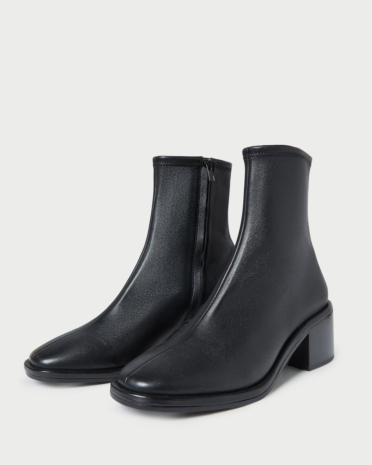 Loeffler Randall Sale | Roxy Black Leather Ankle Bootie