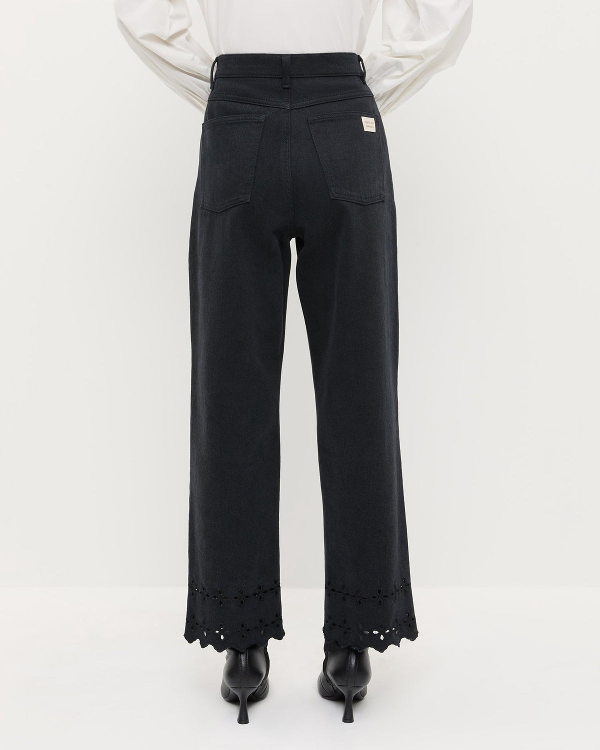 Loeffler Randall Classic | Demi Embroidered Pant