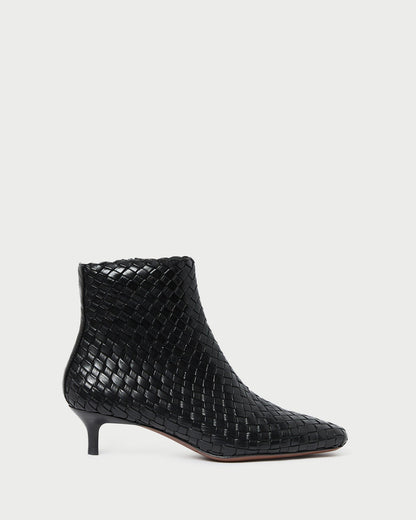 Loeffler Randall Hot Sale | Marcella Black Woven Ankle Boot