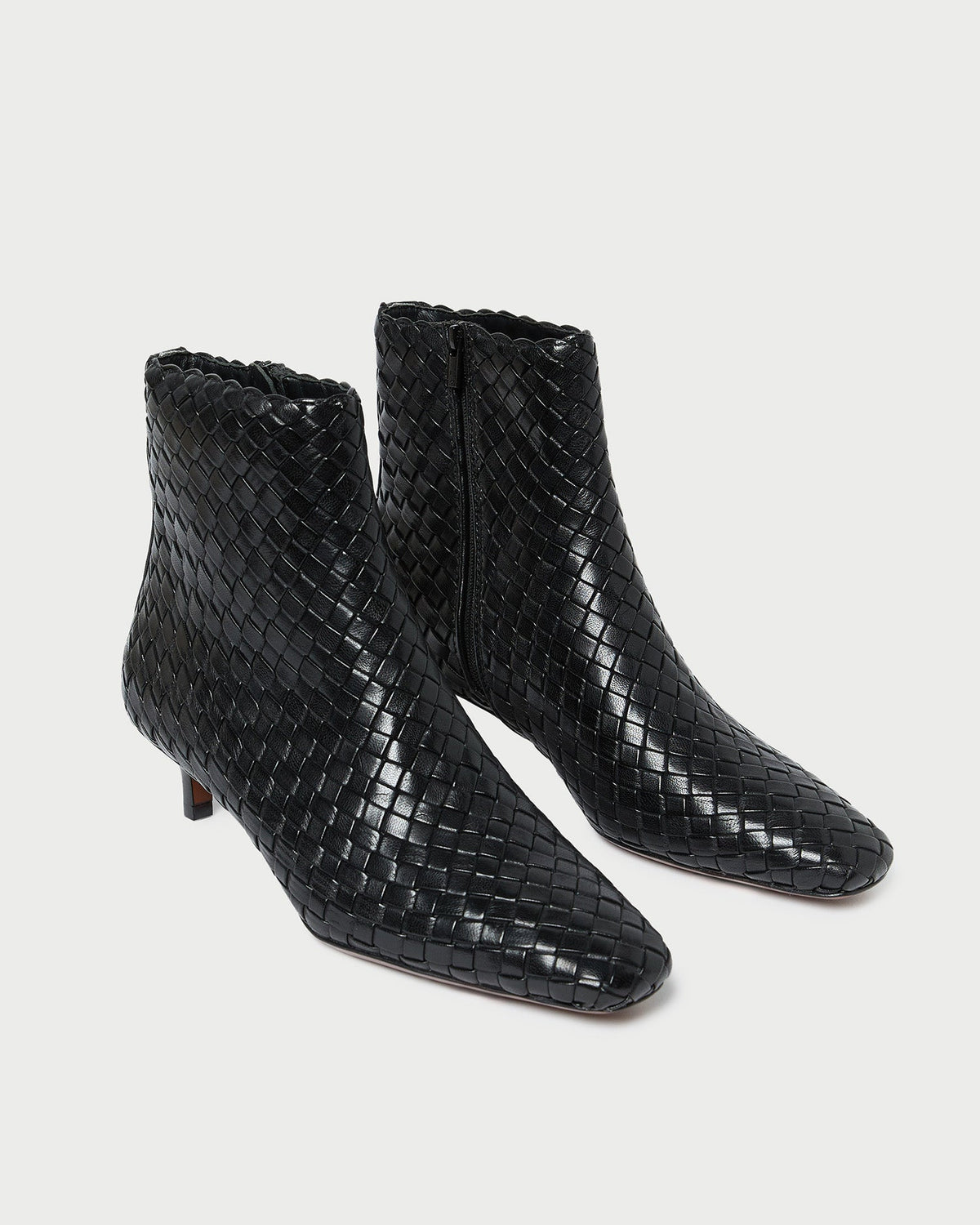 Loeffler Randall Hot Sale | Marcella Black Woven Ankle Boot