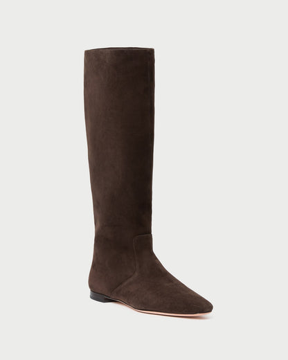 Loeffler Randall Best Price | Lillian Brown Suede Tall Boot