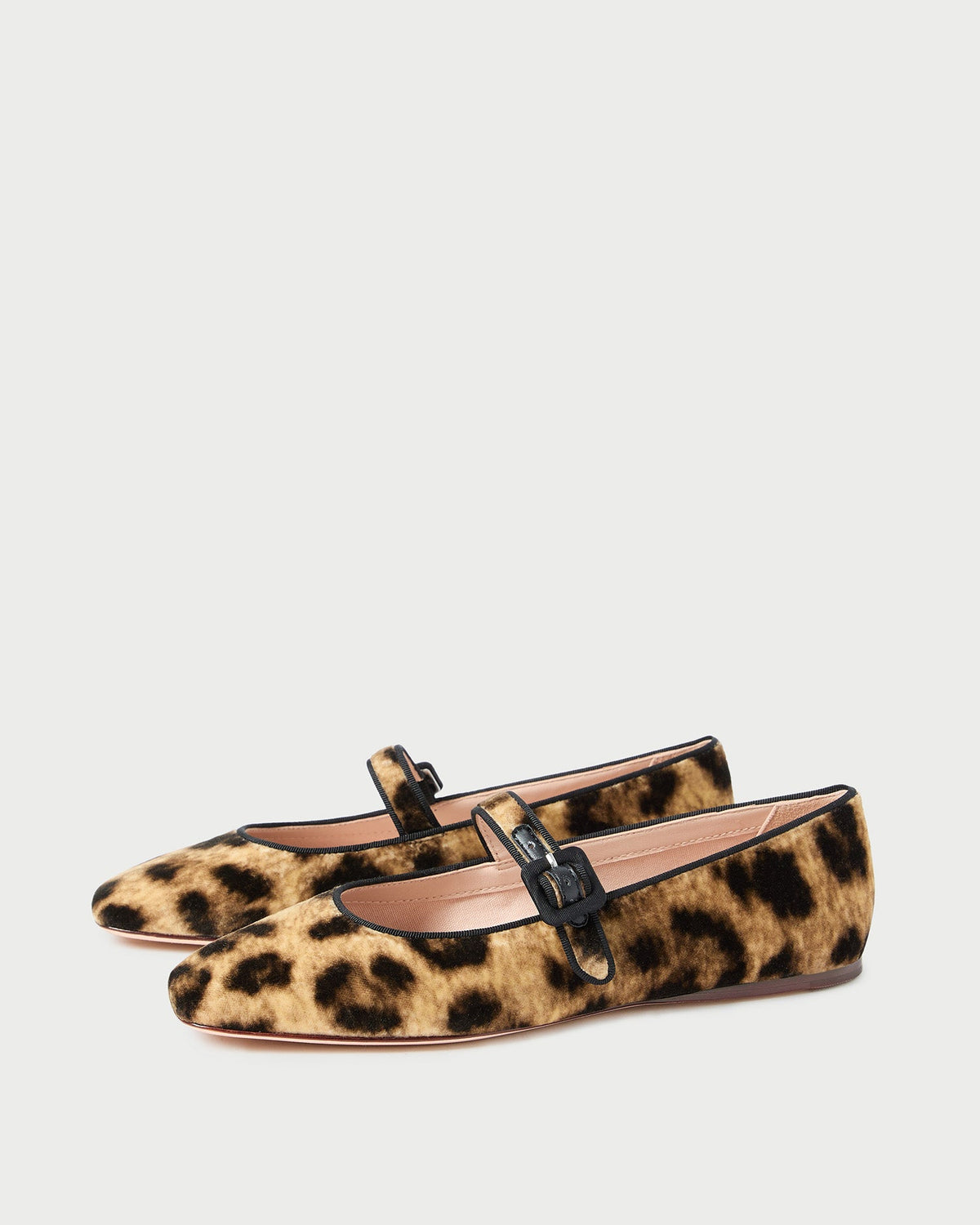 Loeffler Randall Trending | Ginger Leopard Velvet Mary Jane