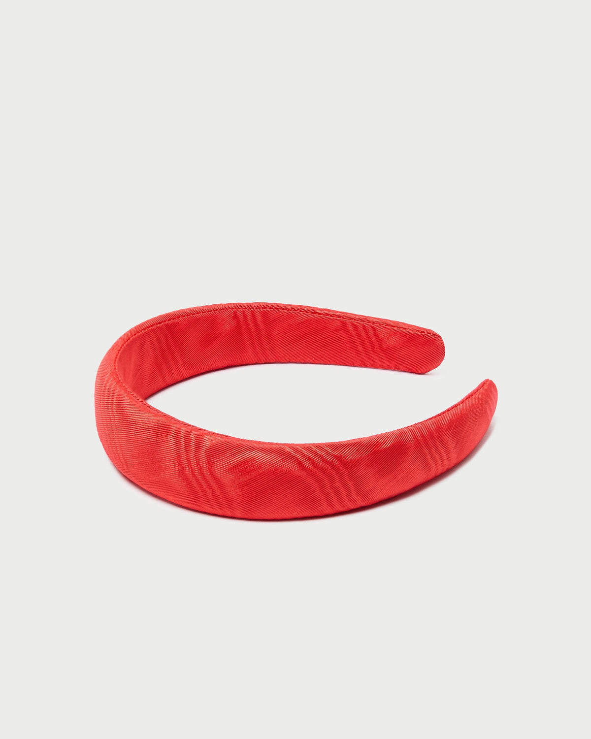 Loeffler Randall Classic | Marina Red Moiré Puffy Headband