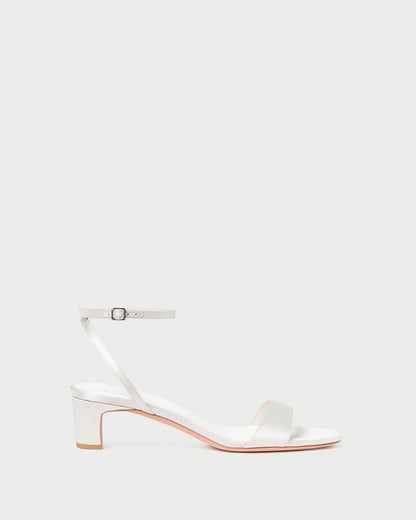 Loeffler Randall Best Price | Alice Cream Satin Sandal