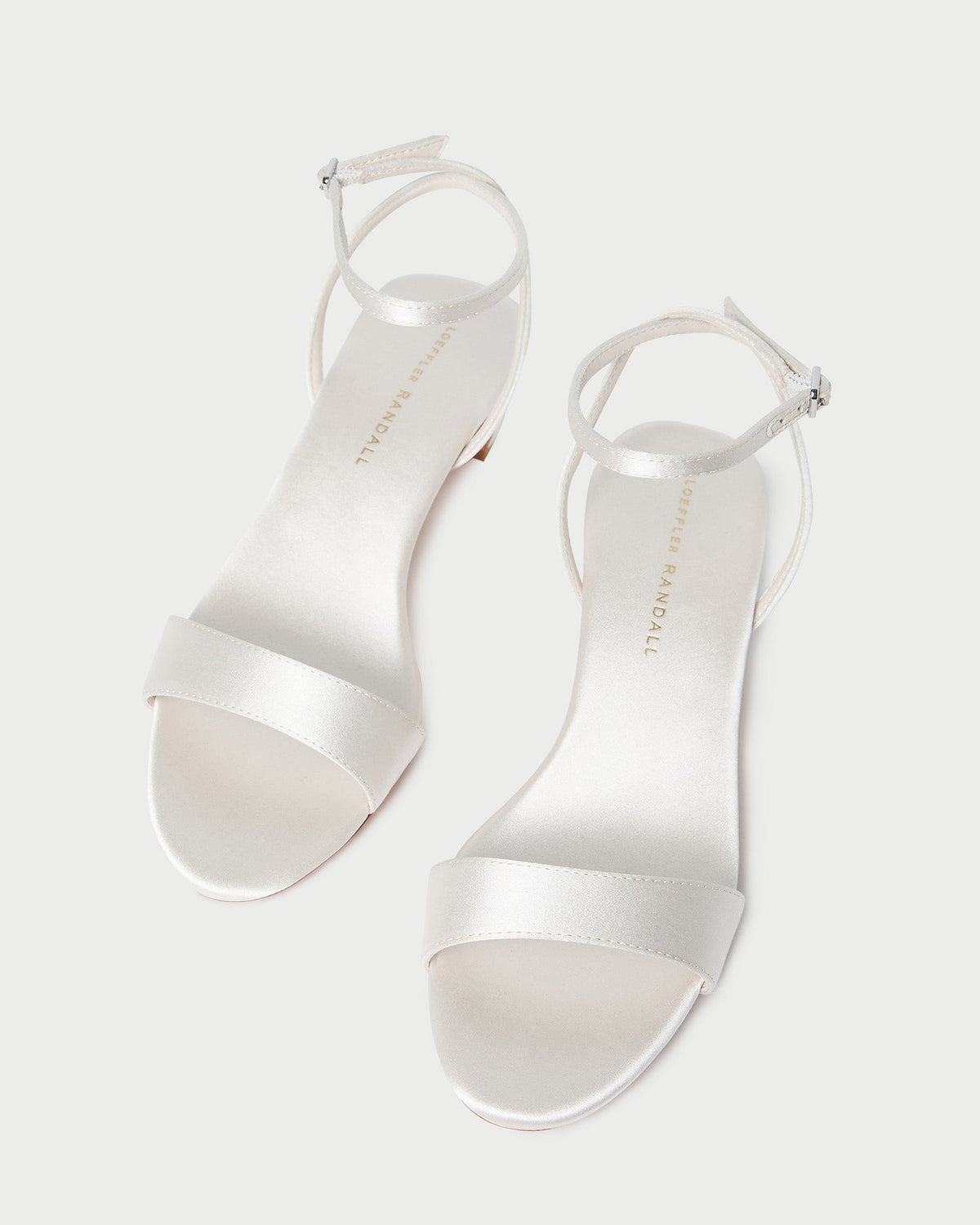 Loeffler Randall Best Price | Alice Cream Satin Sandal