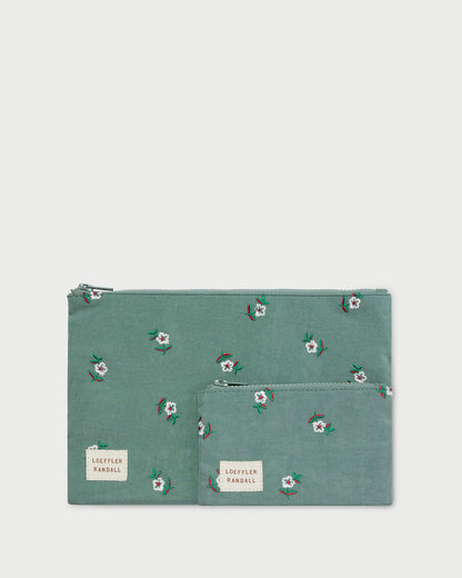 Loeffler Randall Recommended | Tracy Sage Floral Pouch Set