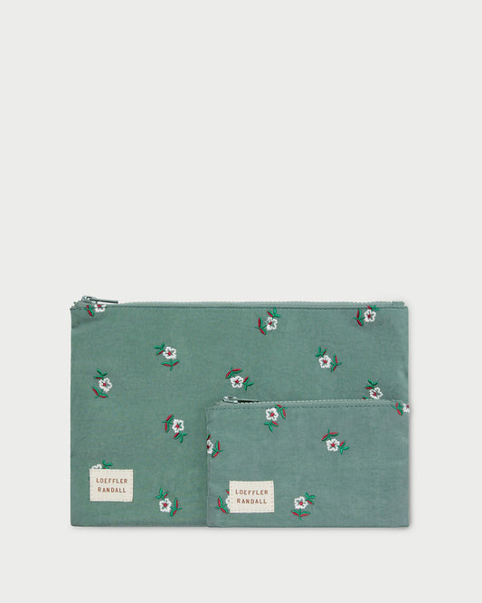 Loeffler Randall Recommended | Tracy Sage Floral Pouch Set